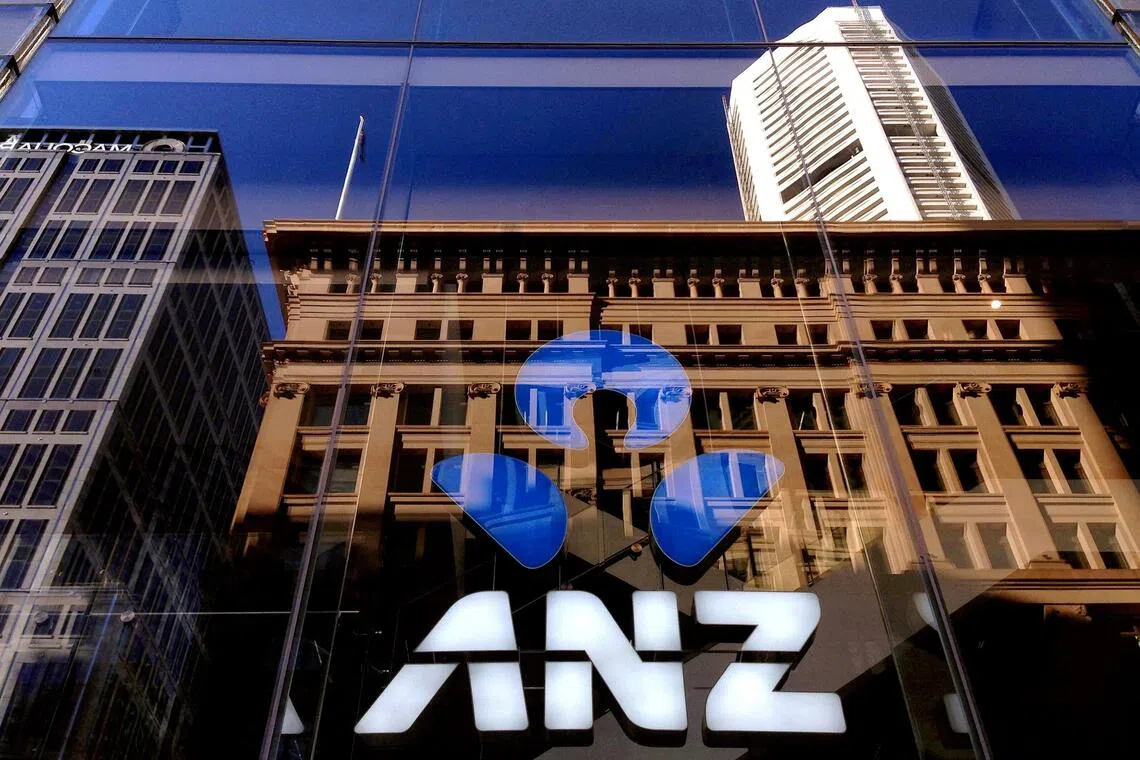 ANZ's cash profit dipped 14 per cent to A$5.79 billion (S$5 billion) in the 12 months through Sep 30 from a year earlier.