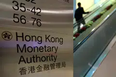 The Hong Kong Monetary Authority loaned out HK$5.5 billion through its discount window.