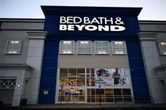 A permanently closed Bed Bath & Beyond store in Hawthorne, California, on May 1, 2023.  The home goods chain filed voluntary petitions for relief in April under Chapter 11 at the US Bankruptcy Court for the District of New Jersey.