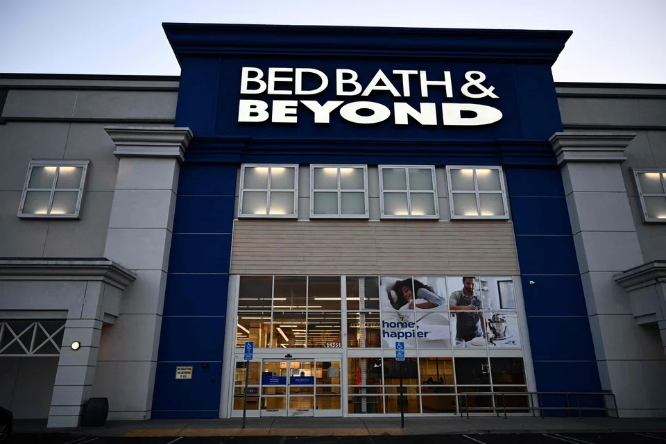 A permanently closed Bed Bath & Beyond store in Hawthorne, California, on May 1, 2023.  The home goods chain filed voluntary petitions for relief in April under Chapter 11 at the US Bankruptcy Court for the District of New Jersey.