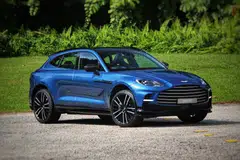 The DBX707 transfers Aston’s signature styling elements to the bulk of an SUV body well.