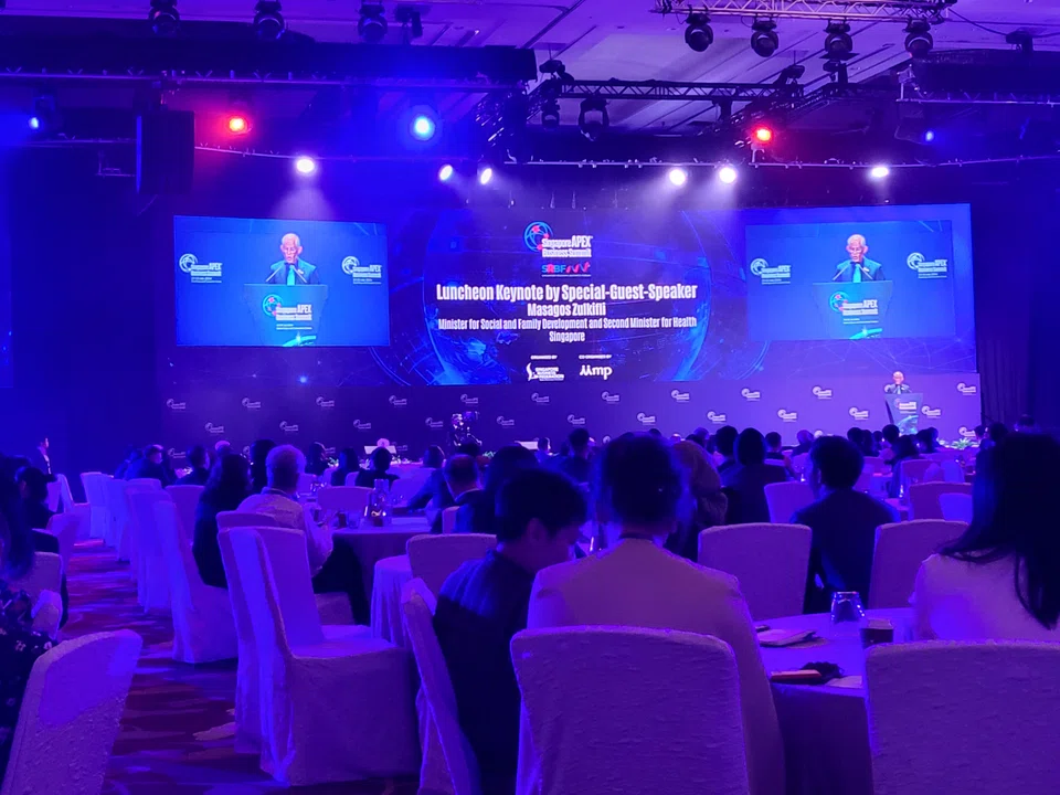 Minister for Social and Family Development Masagos Zulkifli at the launch event at the Sands Expo & Convention Centre.