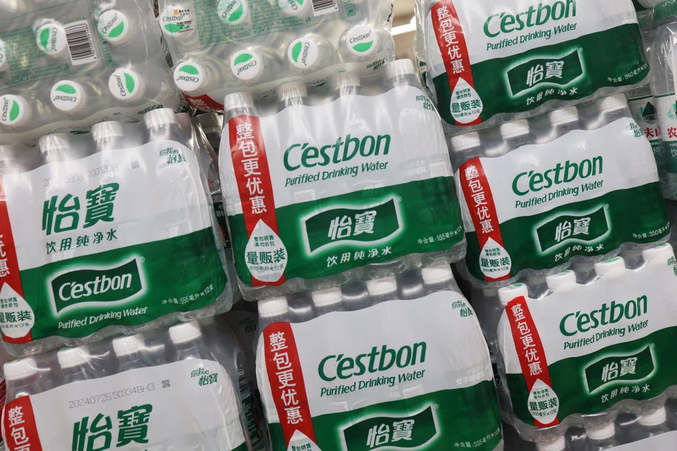 Bottled-water maker China Resources Beverage Holdings (photo of C'estbon water is one of its brands) and autonomous-driving technology firm Horizon Robotics are set to debut in Hong Kong on Wednesday (Oct 23) and Thursday, respectively, raising more than US$1.3 billion between them.