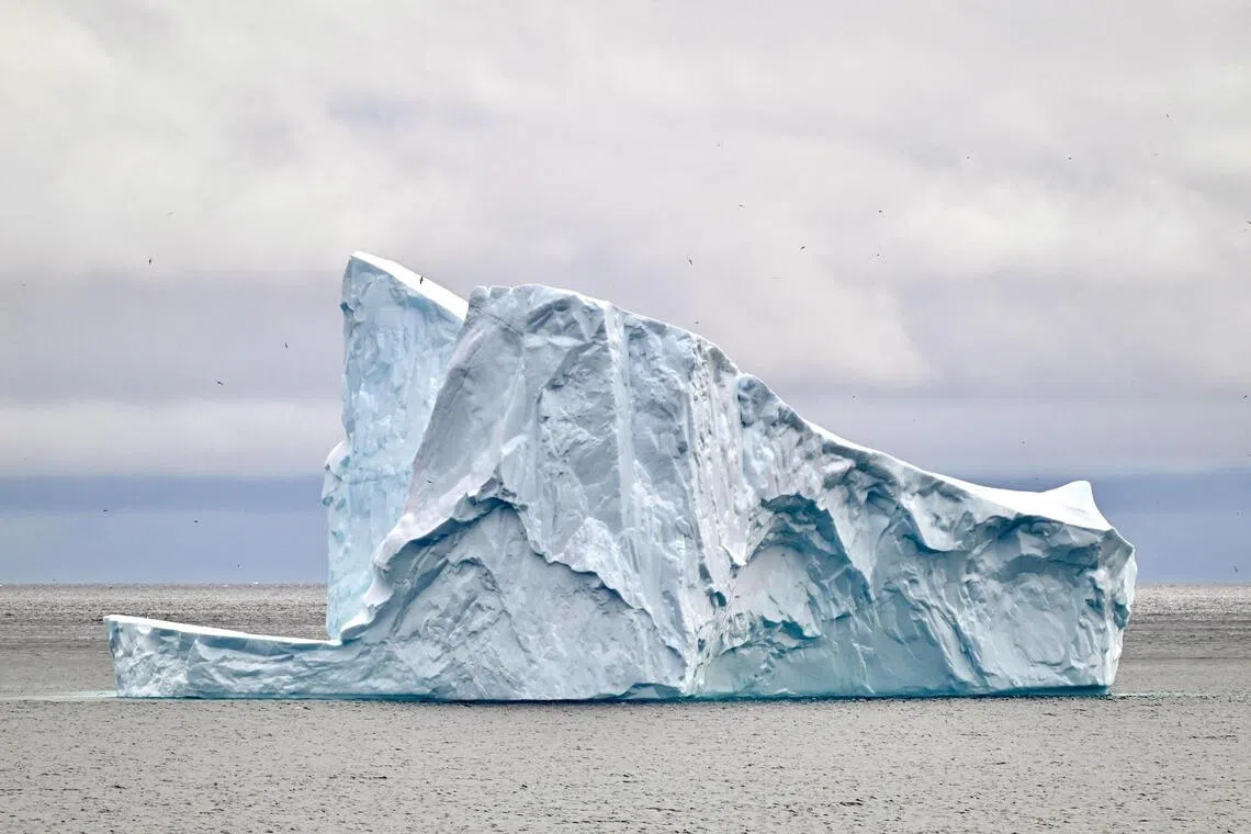 An iceberg in the Northwest Passage.