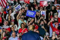 The appeal of "Trumpism" remains strong with key US groups, evidenced by polls of Republican party identifiers in 2023.