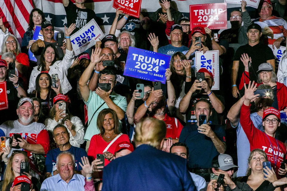 The appeal of "Trumpism" remains strong with key US groups, evidenced by polls of Republican party identifiers in 2023.