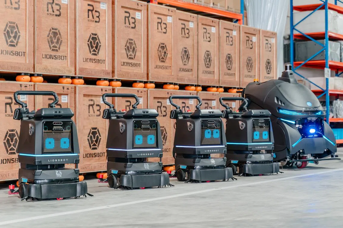 The addition of AI into LionsBot's robot cleaners has reduced cleaning time and increased efficiency. 