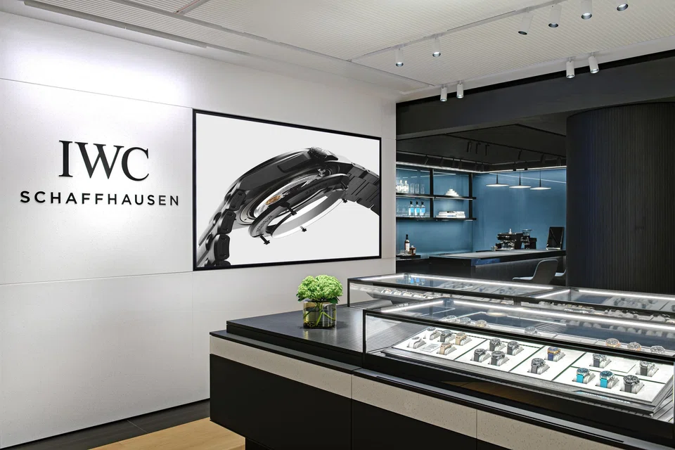 IWC's boutique store in ION Orchard offers an immersive experience with a lounge, bar and watch-making class area.