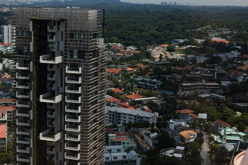 URA's overall price index for private homes is up 7.5 per cent year on year. 