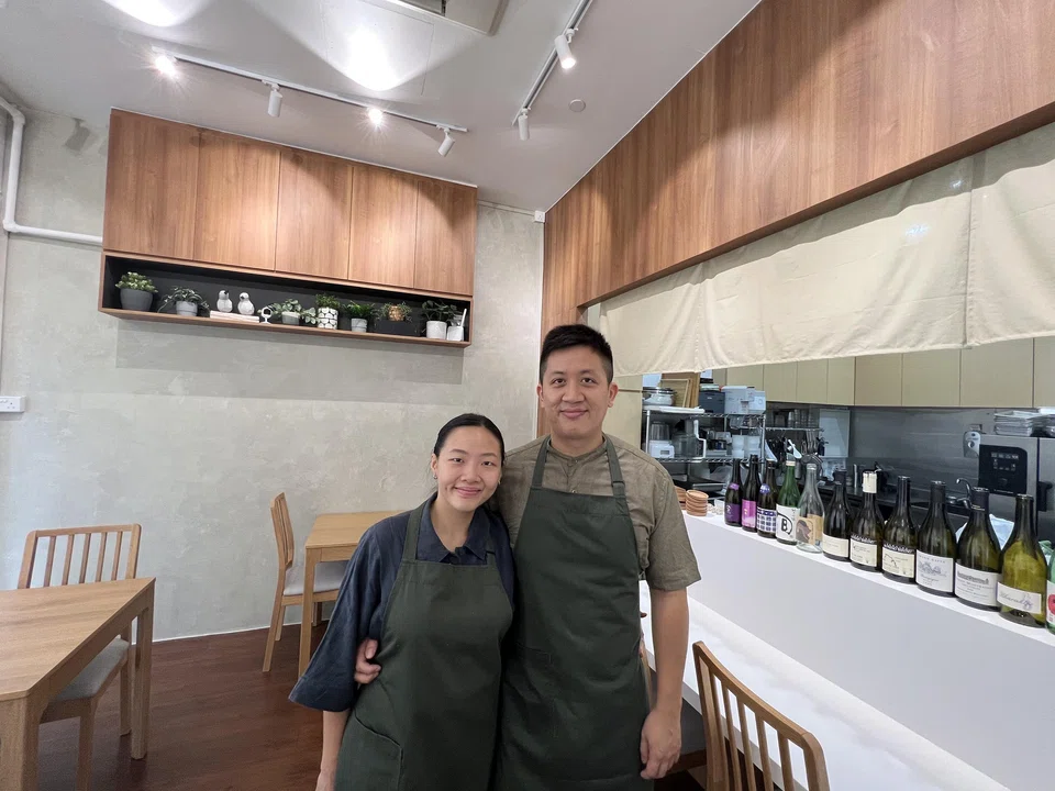 Foliage chefs Dillon Ng and Lusiana Hendrika.