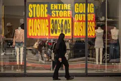 The Federal Reserve Bank of Atlanta’s widely followed index of the economy in real time has turned negative., while the Conference Board and the University of Michigan both report steep declines in consumer confidence.