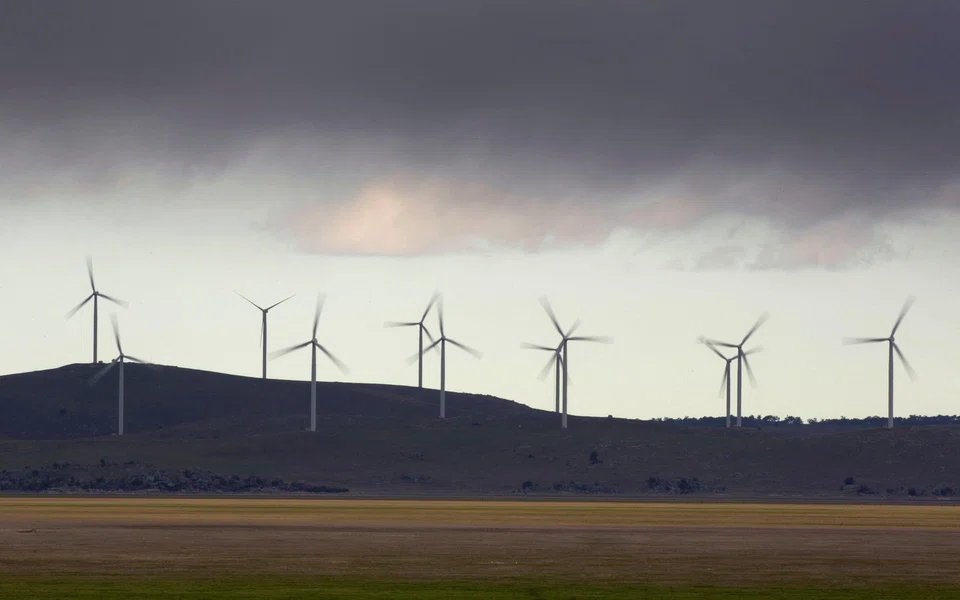 Wind turbines operating at the Capital Wind Farm near Tarago, Canberra, July 9, 2014. The incentives will be provided once projects are up and running, producing hydrogen or processing critical minerals used in products like wind turbines, solar panels and electric cars.