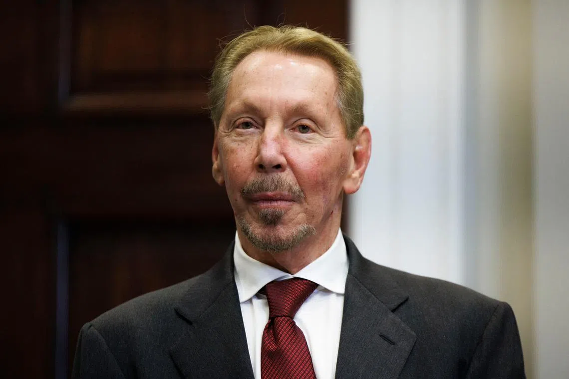 Larry Ellison is planning new ways to leverage his soaring wealth.