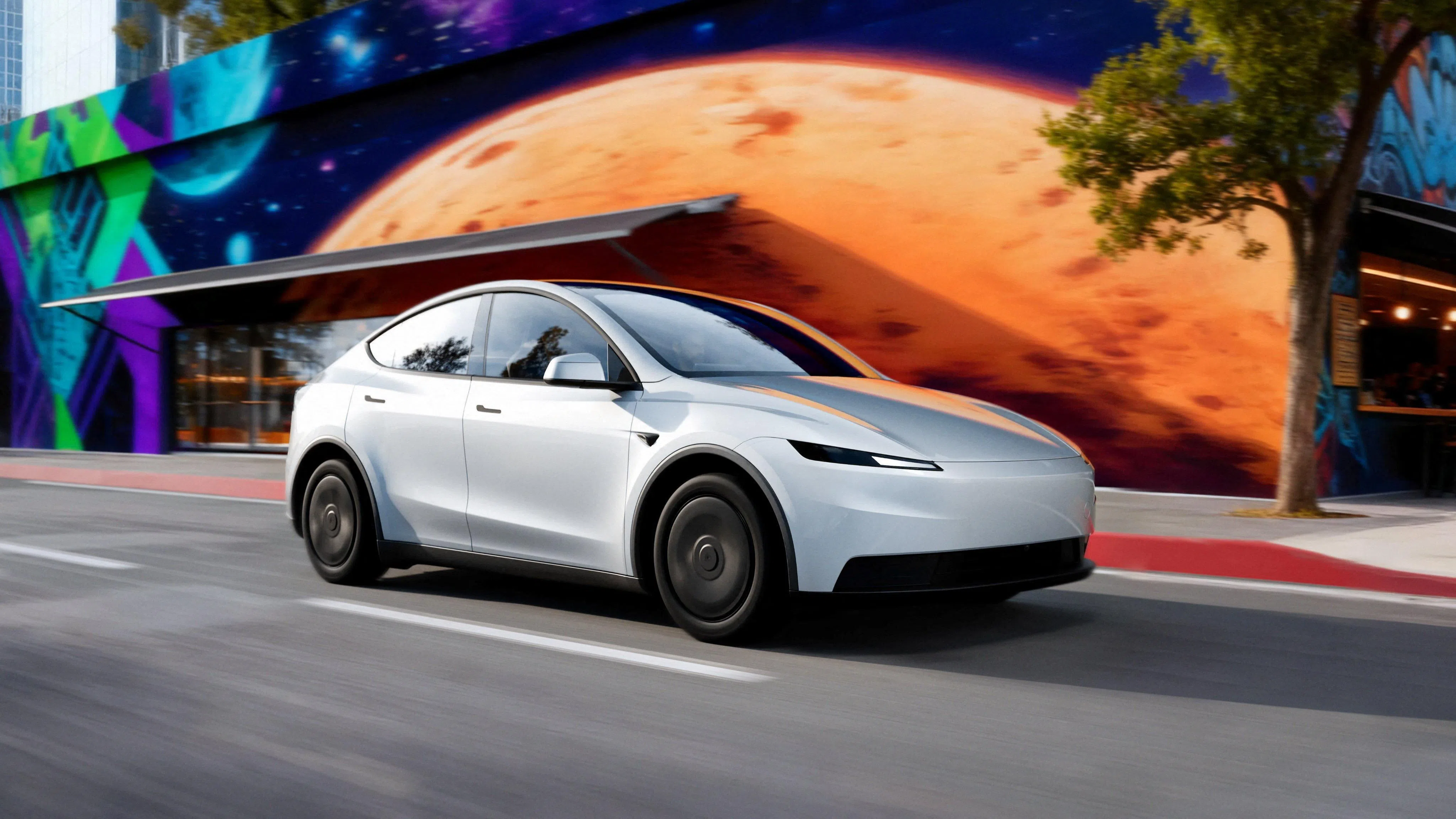 Tesla' Model Y Standard car.