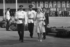 Queen Elizabeth visited Singapore for the first time on Feb 18, 1972. She was escorted by then-President Benjamin Sheares. 