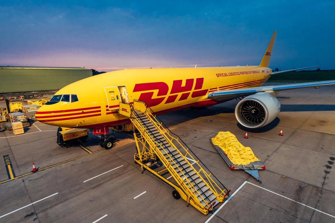 The use of sustainable aviation fuel is expected to reduce carbon emissions from five Boeing 777 freighters used by DHL Express by around 24,000 tonnes over the duration of the contract.