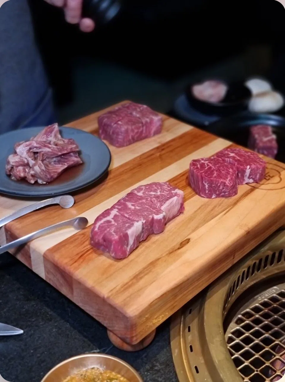 The Butcher’s Feast features four cuts of beef.