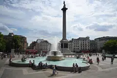 In London, the unveiling of a new sculpture for Trafalgar Square’s fourth plinth planned for Wednesday was also put on hold.