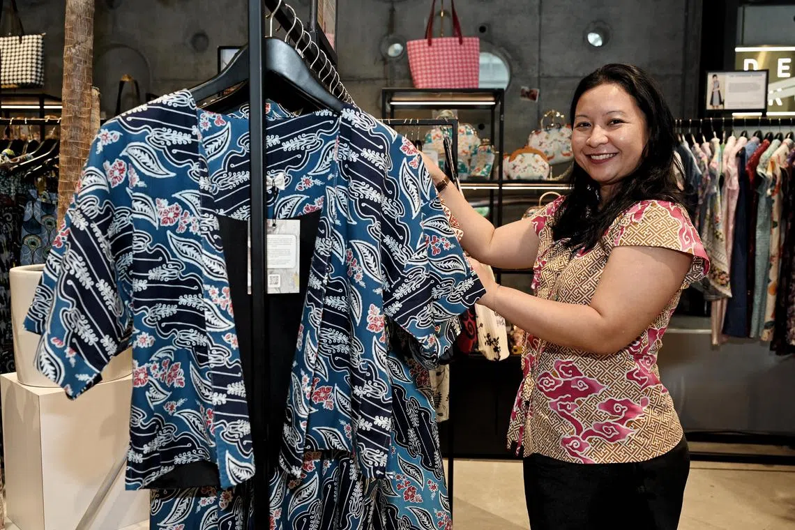 Studio Gypsied founder Nur Aqilah Zailan, 36, preserves and promotes the heritage of Nusantara women through her business by working closely with artisans and tailoring partners in Indonesia.
