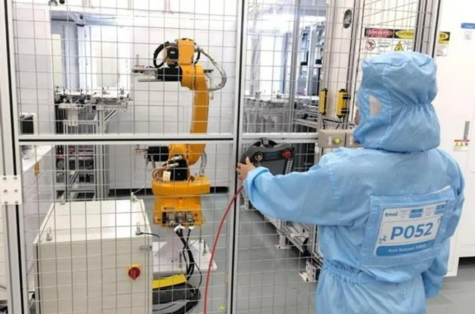 A solar cell production facility at a joint venture in Indonesia. For solar farms to secure financing, they typically have to be considered “bankable” for 20 to 25 years.