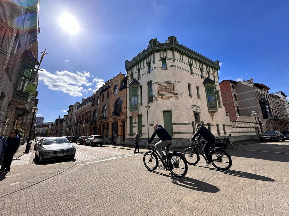 Zurenborg Art Nouveau neighbourhood in Antwerp.