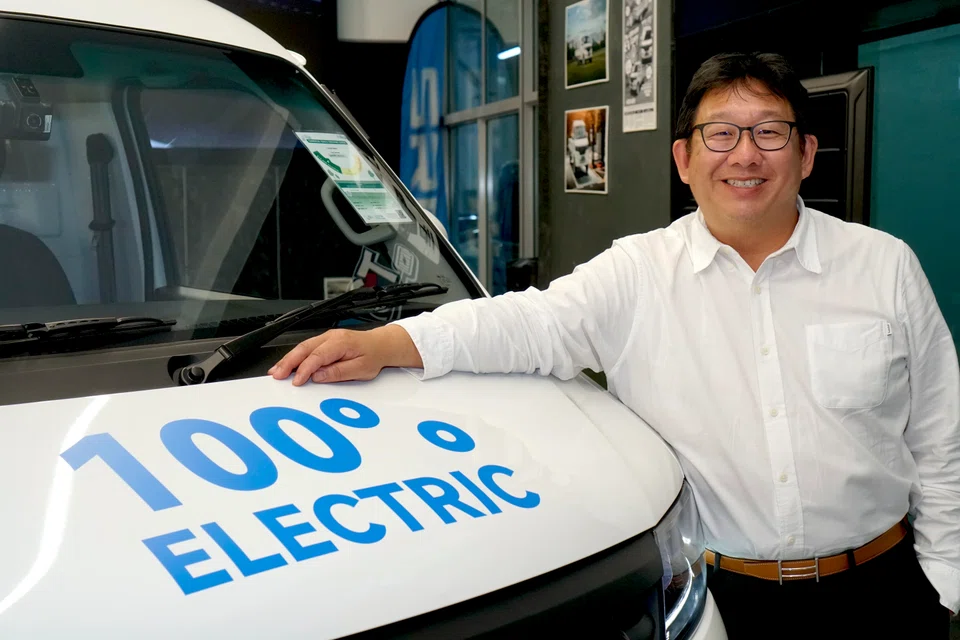 Edward Tan, executive director of Hong Seh Group, says EVs are far cheaper to run than conventional vehicles, making them particularly attractive in commercial settings where the bottom line is king.