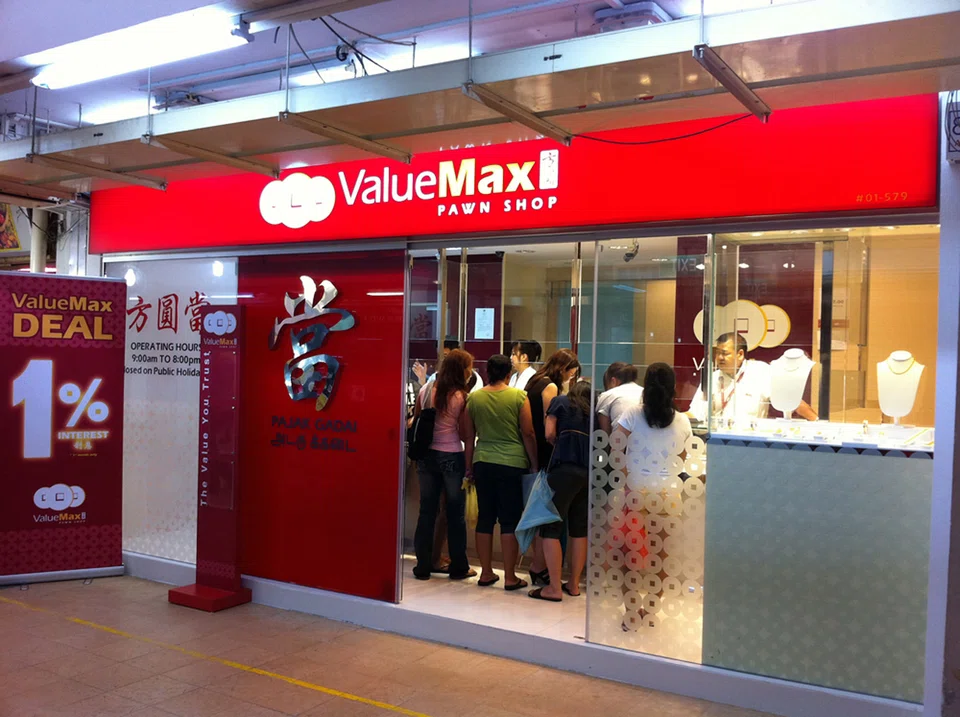 Valuemax's revenue for H1 is up 16.8 per cent to S$268.3 million from a year ago as revenue from its pawnbroking segment has grown 20.2 per cent to S$28 million.
