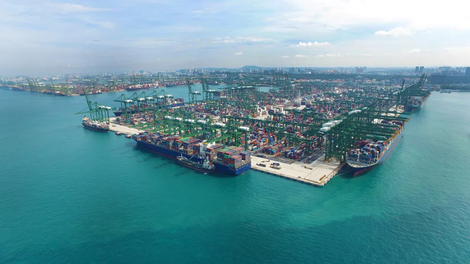 PSA's flagship operations in Singapore (pictured) contributed a total throughput of 40.9 million TEUs in 2024.