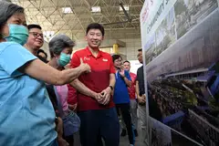 Senior Minister of State for Finance and Transport Chee Hong Tat, who was at a public road show held at the HDB Hub atrium in Toa Payoh that lets residents view the design for the upcoming development and share their feedback, says: “We will continue to rejuvenate our town, so that Bishan-Toa Payoh GRC and Marymount SMC will remain a good home for residents of all ages.” 