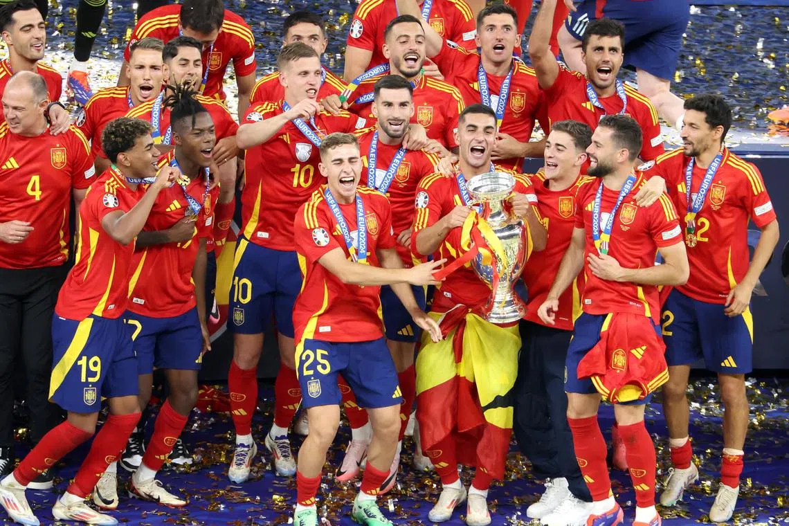 Spain defeated England to win the European Championship amid a busy month of international football.