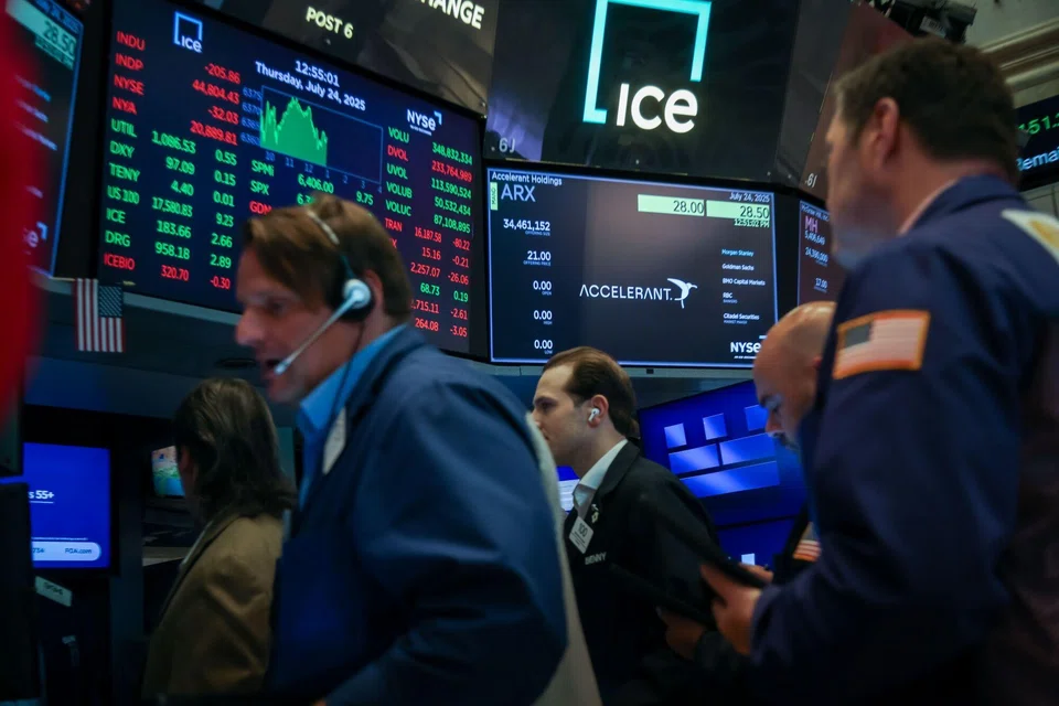 The broad-based S&P 500 finished at 6,388.64, up 0.4%, its fifth straight closing record.