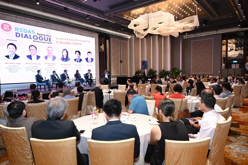 The panellists were speaking at the inaugural Redas-Ageing Asia Dialogue held at the Orchard Hotel on Thursday. 