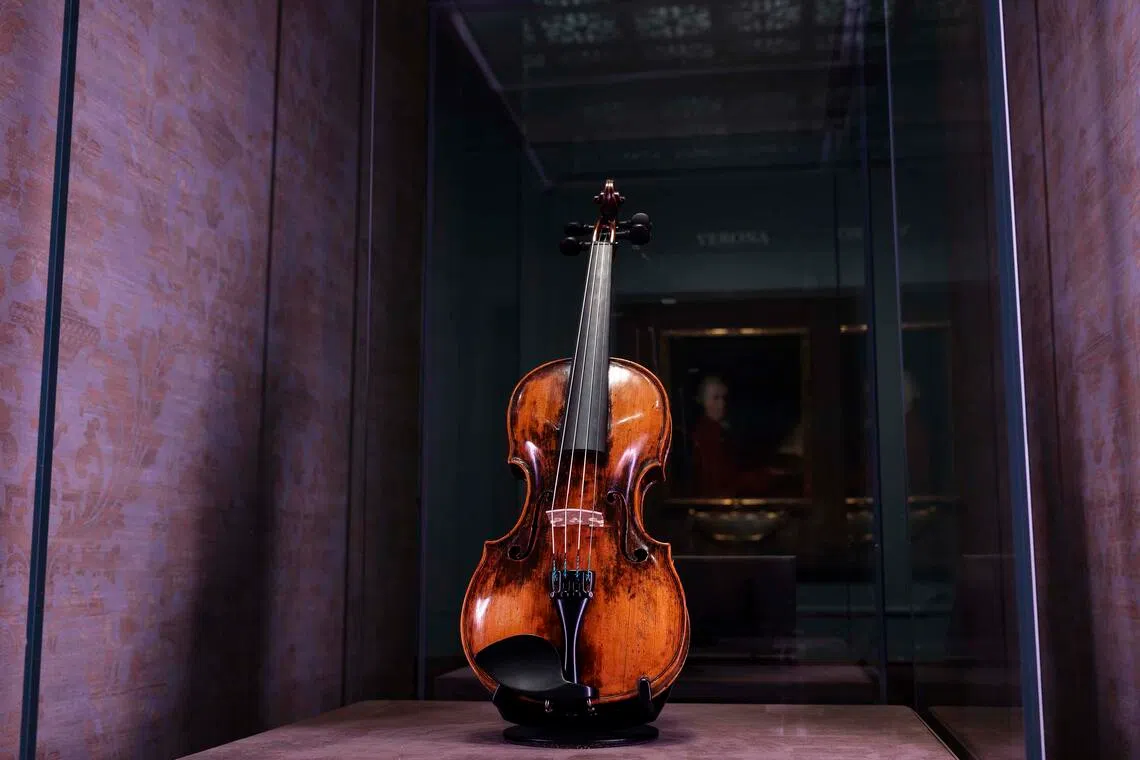 The violin is more notable for its provenance than its sound, which is modest and a little nasal.