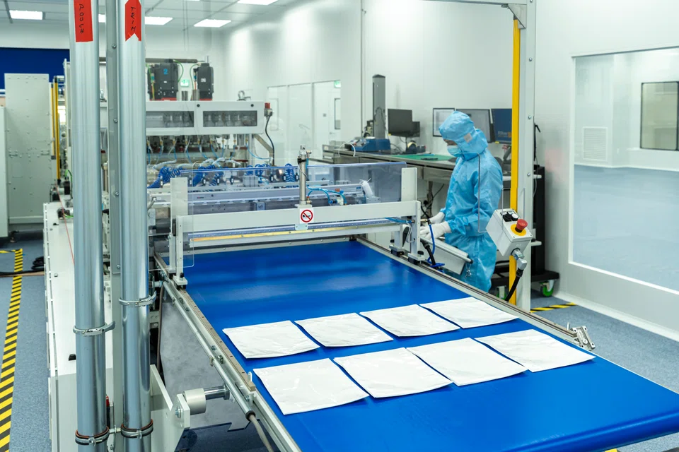 Oliver's facility will produce medical grade packaging such as pouches (above), lids and roll stock, says the group.