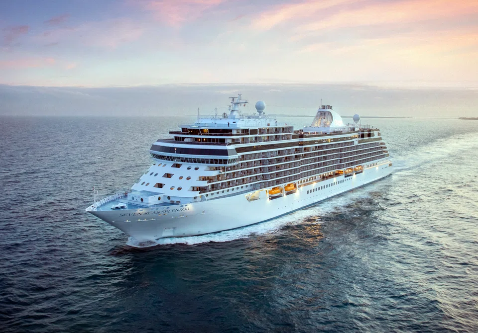 Regent Seven Seas Splendor luxury cruise ship.