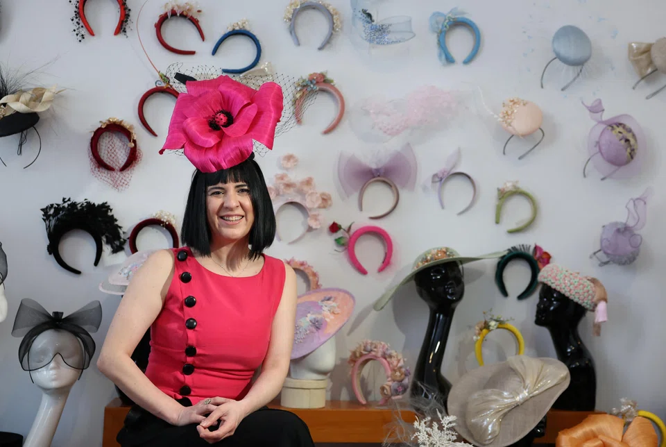 The Turkish-born milliner has been busy making hats for guests attending the annual Royal Ascot racing event, where headwear is a must.