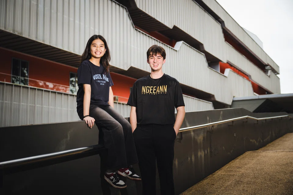 NP students Lim Hui Zhen (left) and Aaron Hemmings intend to tap the PPP after graduation.