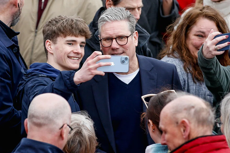 There were signs of divisions within the broad coalition that opposition leader Keir Starmer must keep together to win power, with Labour losing support in areas with large Muslim populations over the opposition leader’s stance on the war in Gaza.