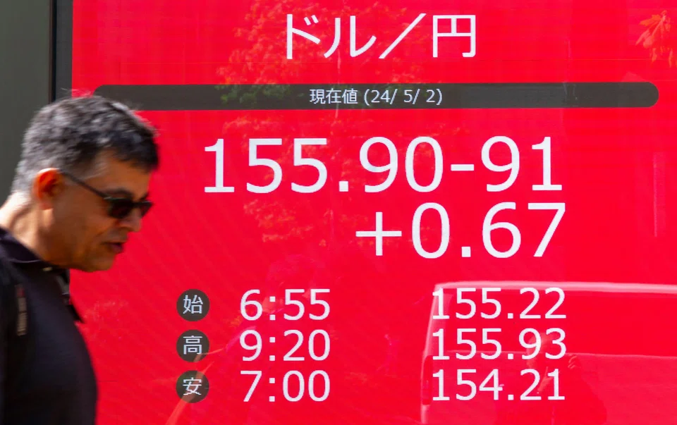 The yen traded as strong as 153 to the US dollar before sliding back to around 156 in Asia on Thursday.