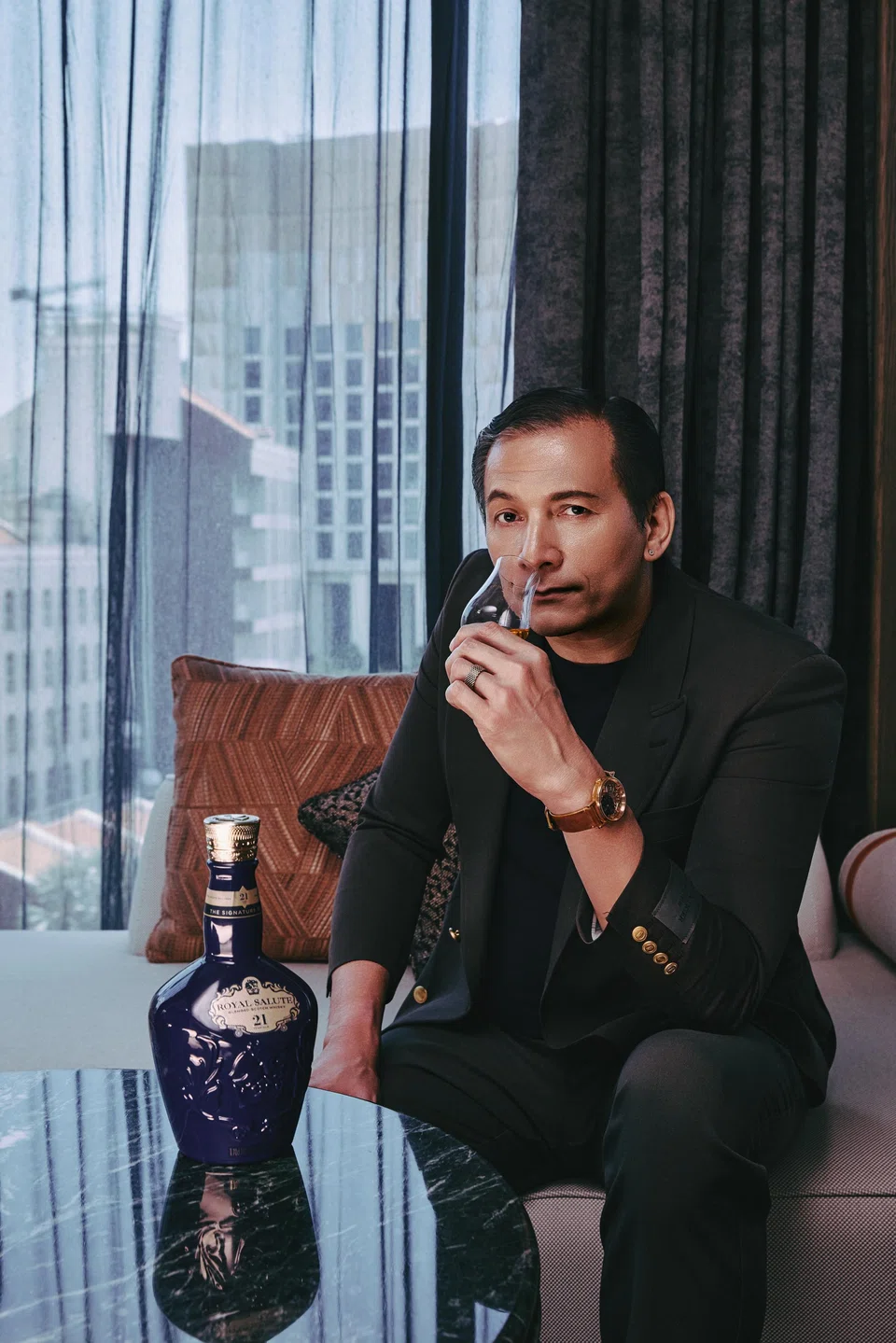 Tan is the founder of The Omega Watch Club, and has a collection that's 400-plus strong.