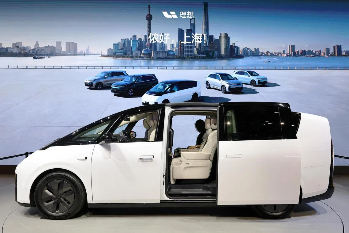Li Auto's Li Mega electric minivan. Of the "new trio" of China's car industry, the company hints most strongly at what happens when it all goes right.