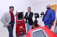 From left: Interlock Security and Investigation Services' chief technology officer Dinesh Kumar; chief executive Sanjiv Sharma and chief operating officer Kevin Singh.