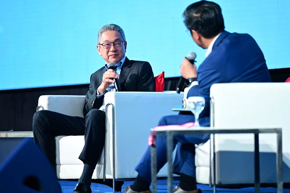 SGX chairman Koh Boon Hwee speaking at a session during the SID Directors Conference 2024.