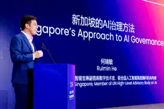 He Ruimin emphasised avoiding a false dichotomy in AI policymaking.