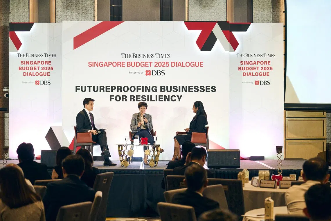 Future-proofing businesses for resiliency was the theme of The Business Times Singapore Budget 2025 Dialogue.