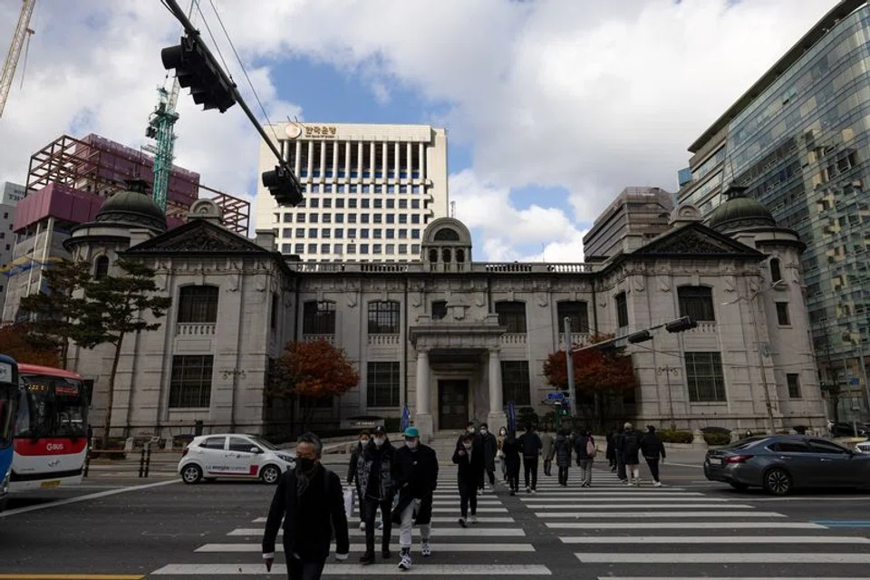 The Bank of Korea has raised the policy rate by 300 basis points since August 2021 from a record low of 0.5 per cent to contain inflation.