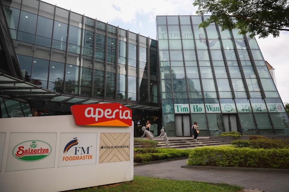 CapitaLand has piloted 20 solutions at 24 properties across five countries, including Aperia (above), a commercial development in Singapore. 