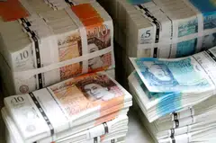 Sterling fell 0.3 per cent to US$1.2462, moving away from a three-week high of US$1.2709 touched last week.