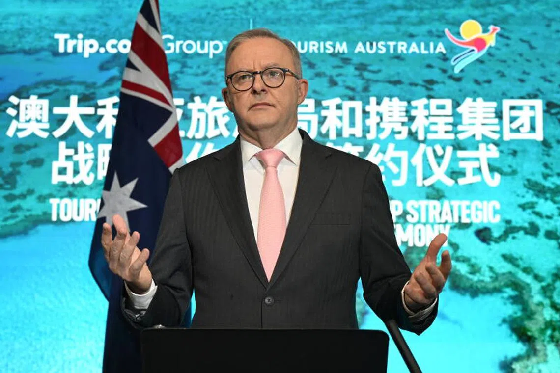 “We know the one in four of Australia’s jobs depends upon free and fair trade. And our biggest export partner is China,”  says Prime Minister Anthony Albanese.