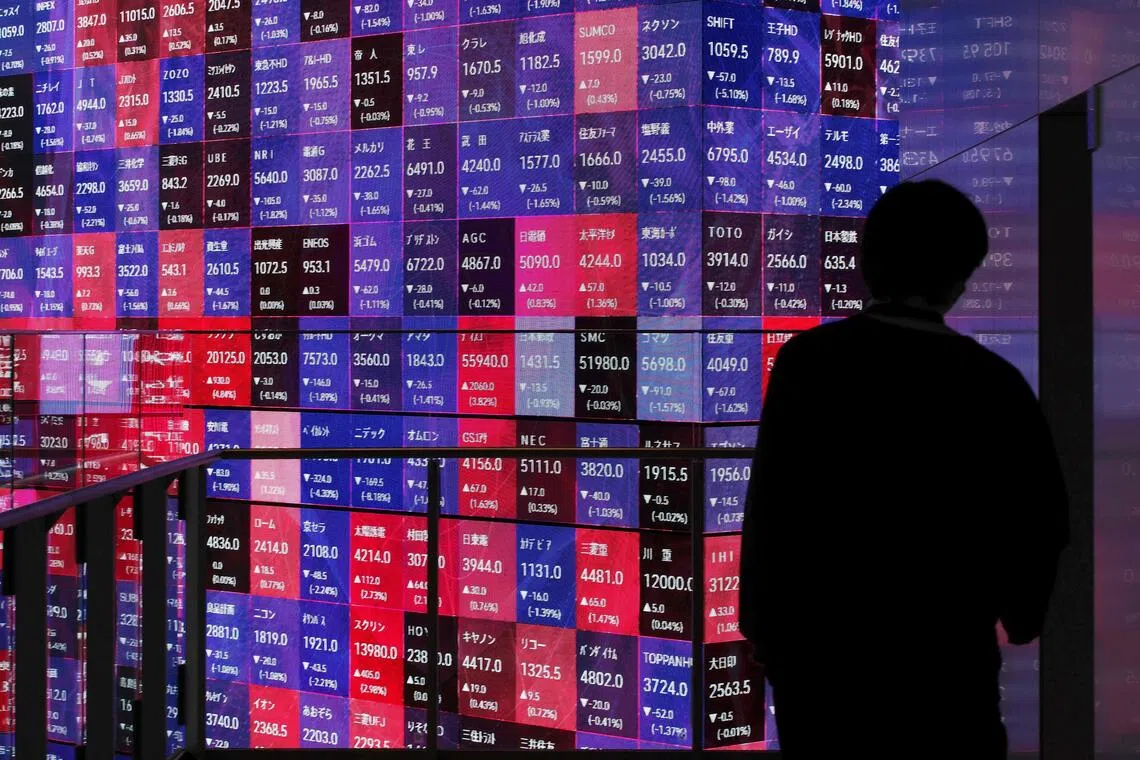 The index dropped 3.2 per cent to close at 48,702.98, posting its sharpest daily decline since April 9.